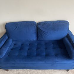 Loveseat Navy Couch 