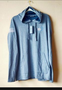 NWT Travis Mathew Heather Grey Men's Hoodies Long Sleeve Top Shirt Size L Large Golf  sweater