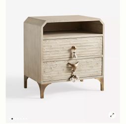Zagora Tasseled Nightstand