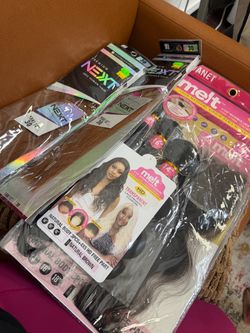 Human hair $10 braiding hair $2