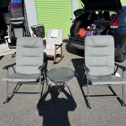 Great Shape 3 Piece Rocker And Coffee Table