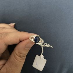 Real 925 Sterling Silver Wedding Ring Size 6