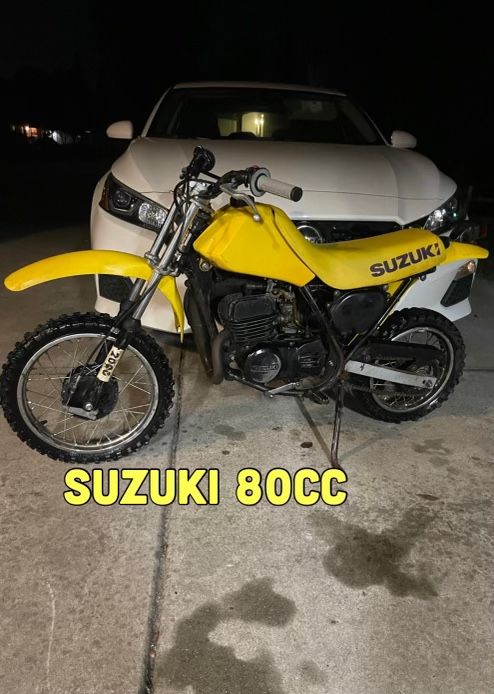 Suzuki Dirt Bike 80 CC for Sale in Orangevale CA OfferUp