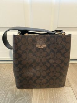 Coach Bucket Bag (Dark Brown)