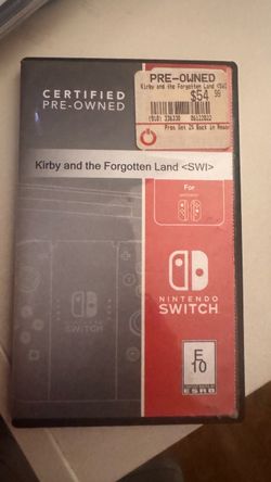 Nintendo switch Kirby and the forgotten land
