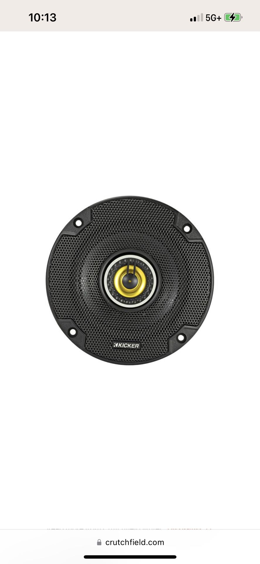 4” Kicker Speakers 46CSC44