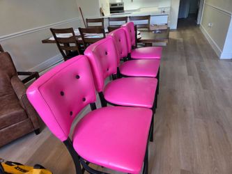 Bar stools Minnie mouse themed