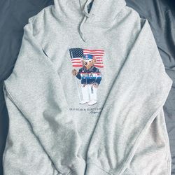 POLO HOODIE SIZE LARGE 