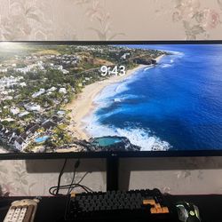 LG 34” UltraWide Monitor - Works Perfectly!