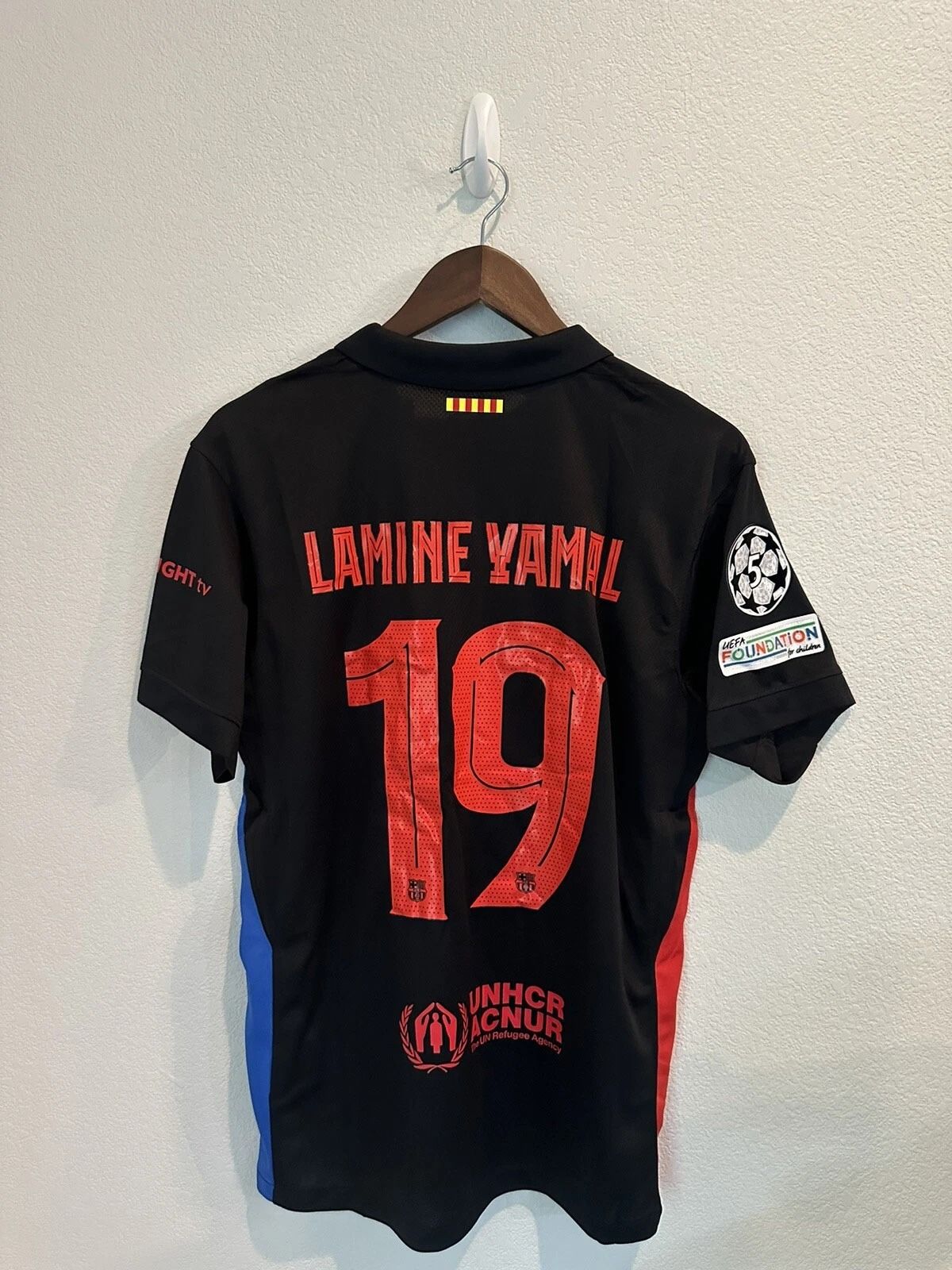 Lamine Yamal #19 FC Barcelona 2024/25 Away Champions League Jersey - All Sizes
