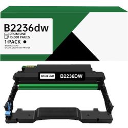 B2236 B220Z00 Imaging Drum Unit Compatible with Lexmark B2236dw MB2236 MB2236adw Printer( 13,000 Pages, Black ×1)
