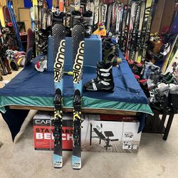 Salomon Ski Package With Boots And Bindings 