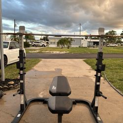Bench Press Work Out Equipment Squat Rack