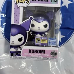 2025 SDCC Funko Pop! Kuromi Metallic Official Con Sticker Exclusive IN HAND