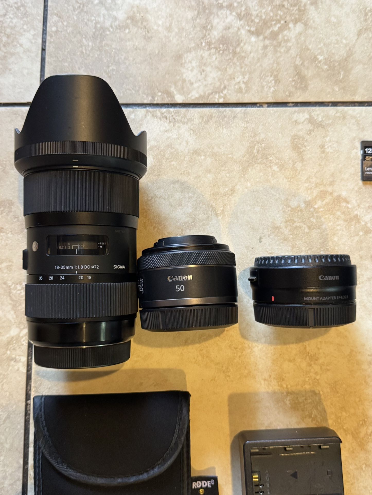 Canon Lenses ( Sigma 18-35mm & 50mm 1.8f )