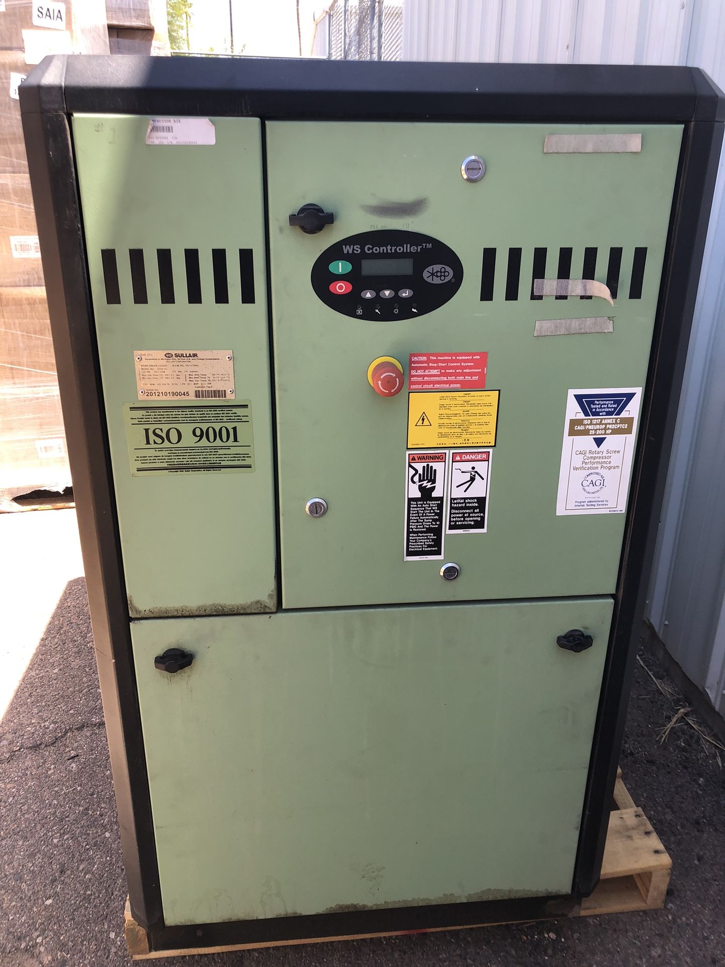 Sullair 1800e Air Compressor