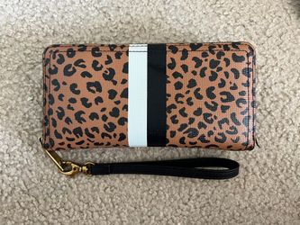 Fossil cheetah wallet hotsell