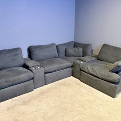 L Shape Recliner Sectional