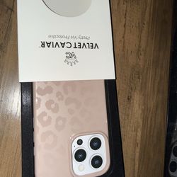 Velvet caviar iPhone 16pro max leopard case