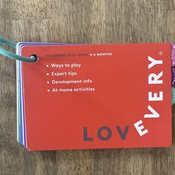 Lovevery THE SENSER PLAY GUIDE 5-6 MONTHS