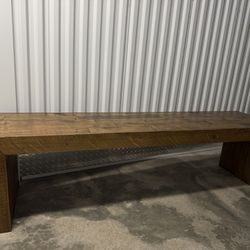 Solid Wood Dining Bench 