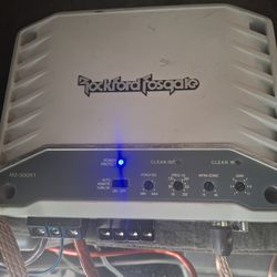 AMPLIFICADOR AMPLIFIER ROCKFORD FOSGATE 750X5 CHANELS GOOD CONDICIÓN ABLO ESPAÑOL