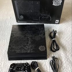 PS4 Pro 2TB SSD Console Kingdom Hearts Limited Edition Complete In Box