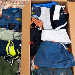 Boys Clothing Bundle (50+ Items) Size 4–7 – Jackets, Pants, Shirts – $25
