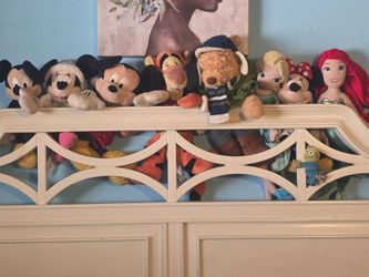 Lot of Disney plush characters