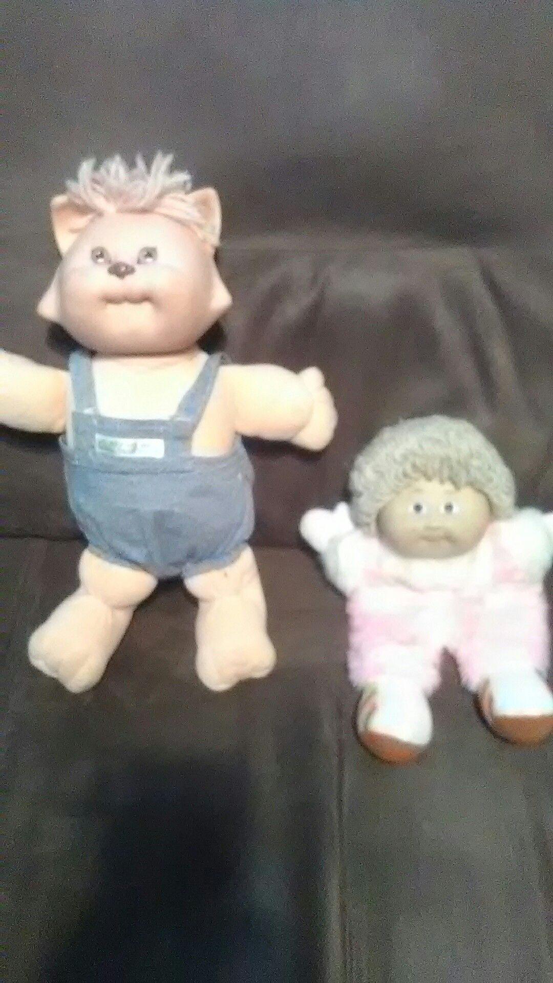 Vintage 80s cabbage patch koosas doll and hand puppet