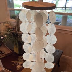 Natural Capiz Shell Wind Chime 