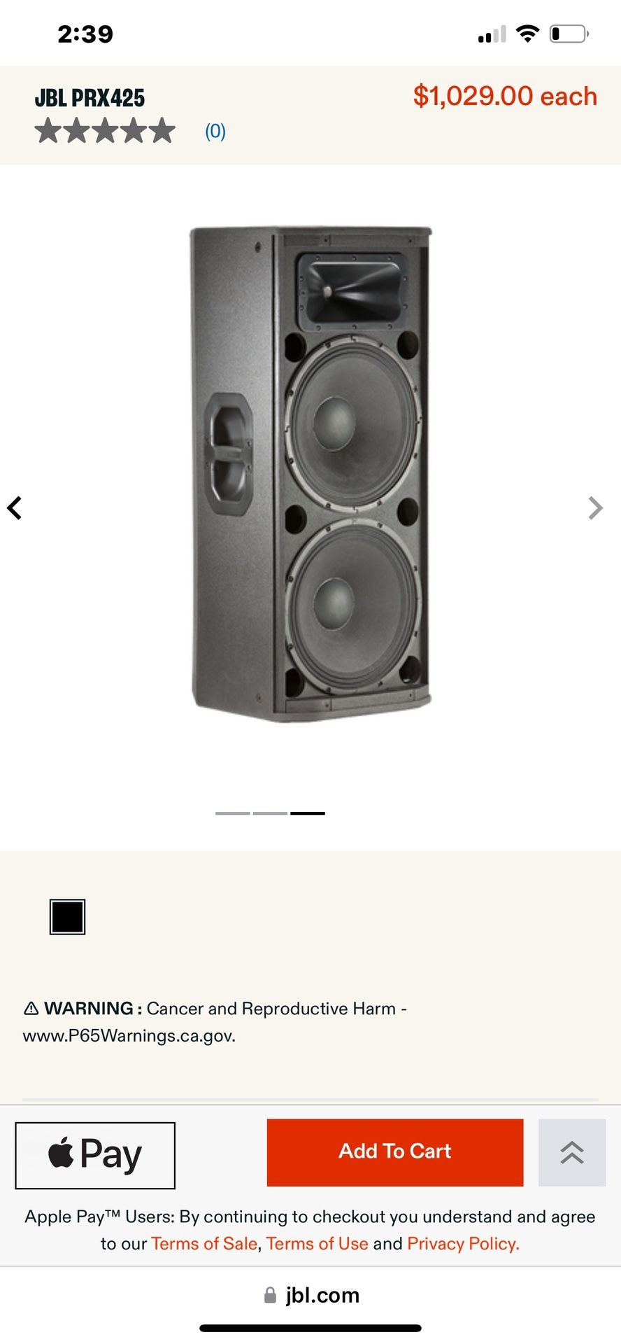 JBL Professional Stage Monitors. PRX425,All Products : American Fashion Style Bags On Sale