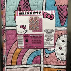 Hello Kitty Quilted Blanket 