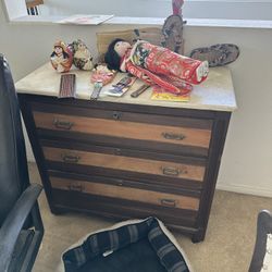 Antique Wood Dresser