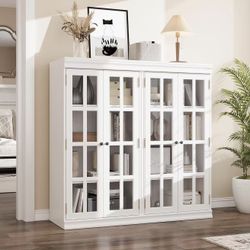 Display Cabinet with Glass Doors