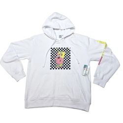 Vans X Spongebob Best Buddies Hoodie Sweater Women Large White New