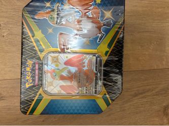 NEW Pokémon TCG - Sword & Shield - Shining Fates Tin (Shiny Cramorant V) SEALED