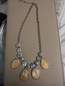 1960's Iridescent Chunky Necklace