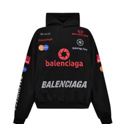 BALENCIAGA Top League Logo Hoodie 