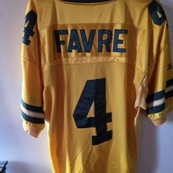 Vintage Reebok Authentic Brett Farve Alternate Jersey XL Size 52