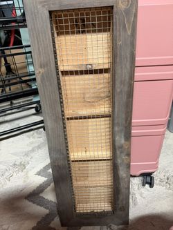 Succulent Wall Hanging Wood Planter