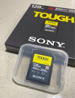 Sony 128GB SF-G TOUGH Series UHS-II SDXC Memory Card