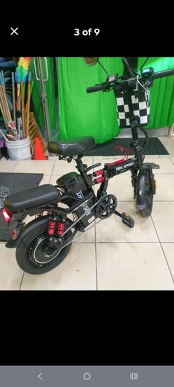 DDC SPORTS FOLDING E BIKE PEAK 800W-28MPH- RANGE 35-55MILES- 3 SPEED-ALARM
Folding Electric Bike for Adults, 800W Peak Motor 20MPH, Ebike with 48V 14A