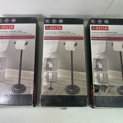 (3) Delta Porter Toilet Paper Holders 