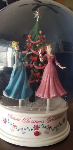Disney Large Princess Snowglobe, Lights, Music, and Blowing Snow