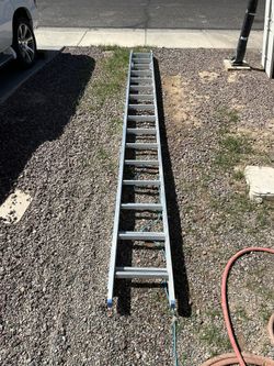 Aluminum ladder extension