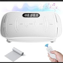 Vibration Plate Exercise Machine, 330LBS, Lymphatic Drainage Machine, Fitness Shake Plate W/Bluetooth, Weight Loss, Workout, Home gym