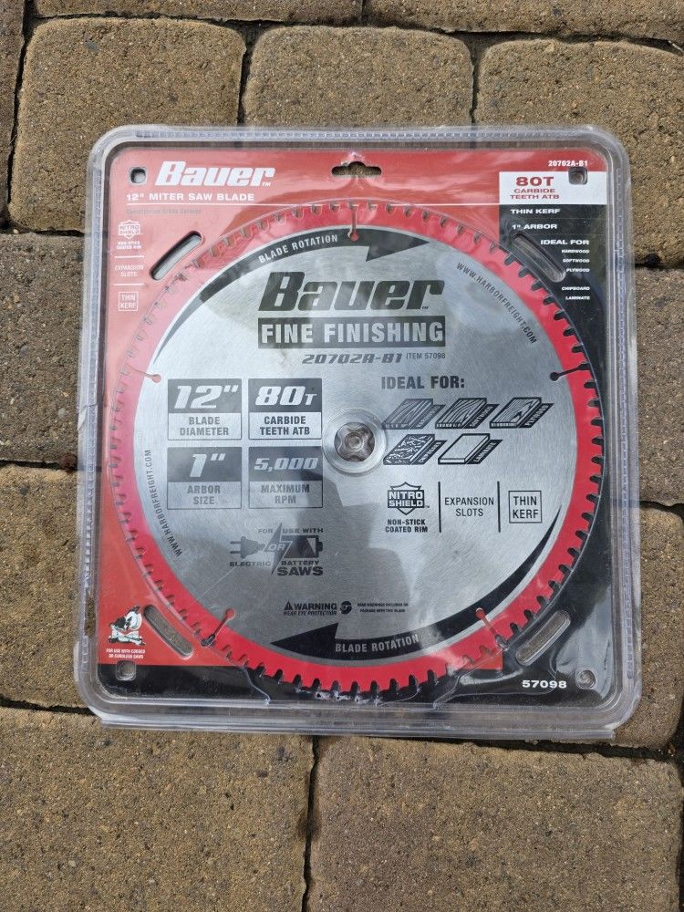 12" Miter Saw Blade