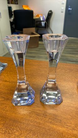 Glass/crystal Taper candle holders