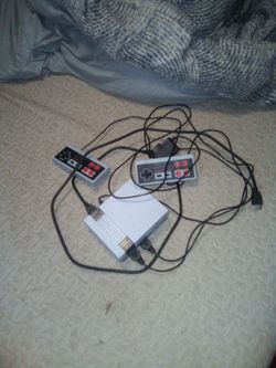 Mini NES-Style Retro Game Console with 2 Controllers